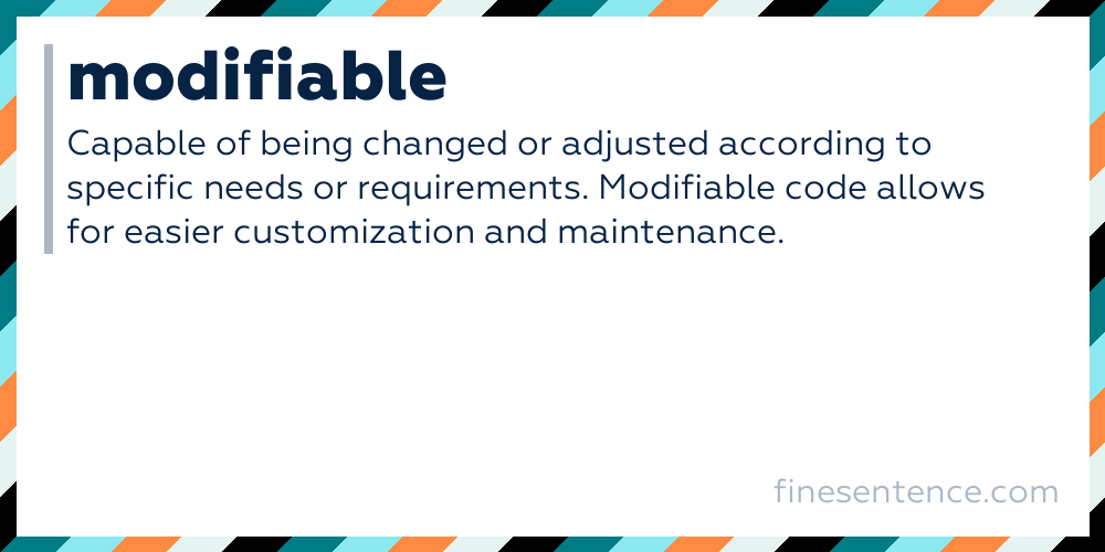 modifiable-definition-meaning-and-examples-in-english