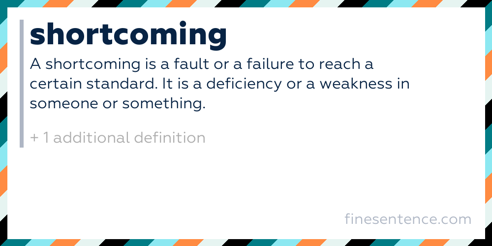 Shortcoming Meaning Definitions Translation And Examples shortcoming-meaning-definitions-translation-and-examples